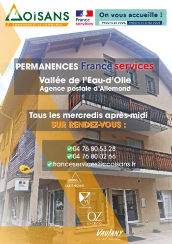 L'Espace France Services de l'Oisans met en place des permanences.